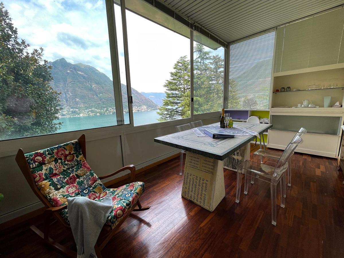 Lake Como Villa Ines Junior Apartment Faggeto Lario Exterior foto